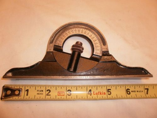 Starrett no. 490 Protractor head for combination square.