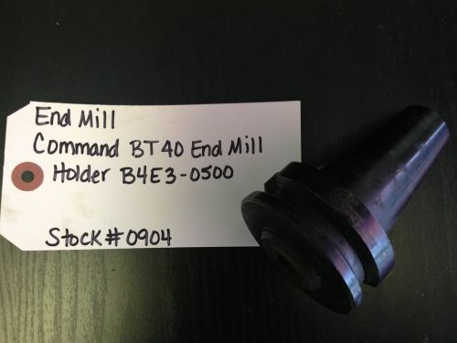 Command BT40 B4E3-0500 End Mill Holder - Stock # 0904