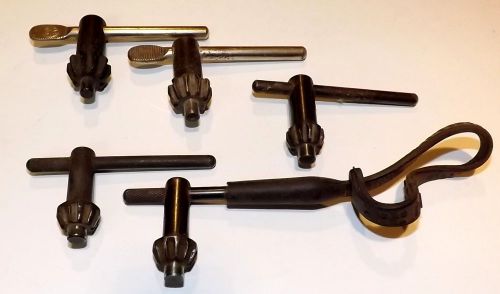 Lot of 5 chuck keys