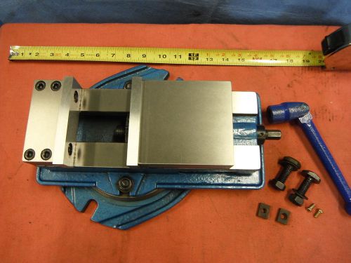 4&#034; precision bridgeport mill vise with swivel base pipefitter gunsmith m850400 for sale