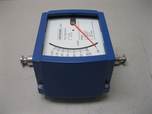 1/2&#034; Krohne H250/F/M9 Sanitary Variable Area Flowmeter NEW E14 (1689)