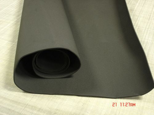 1/4&#034; BLACK CLOSED CELL NEOPRENE SPONGE 42&#034; W X 72&#034; L