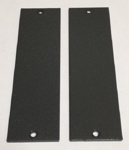 Lot of 2, 3.5cm x 12.8cm aluminum plates - NEW