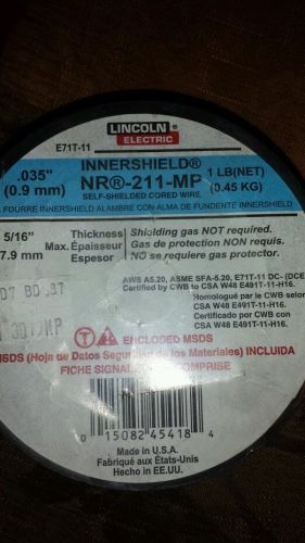 Lincoln intershield nr-211-mp. .035 flux-cored