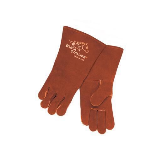 Revco 101A Premium Cowhide Stick Welding Gloves 16&#034; Length MADE IN USA, Medium