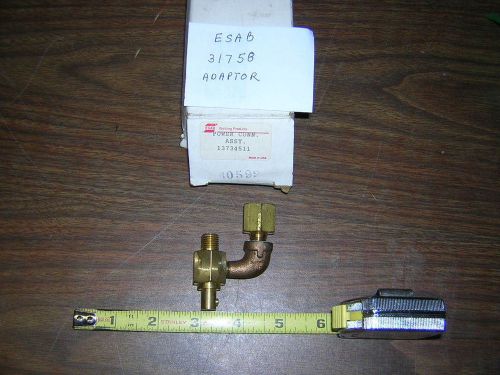 Esab L-Tec Linde tig torch gas/power adaptor 31758 or 1373-4511