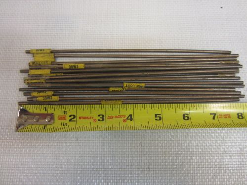 COPPER TUNGSTEN ELECTRODE 30W3  (17 PCS)