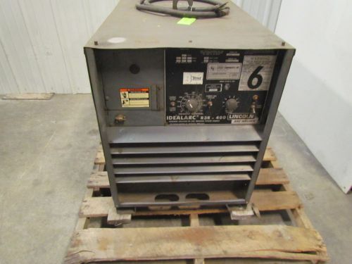 Lincoln idealarc r3r-400 400 amp dc welder 230/460 volt 3ph stick tig &amp; gouging for sale