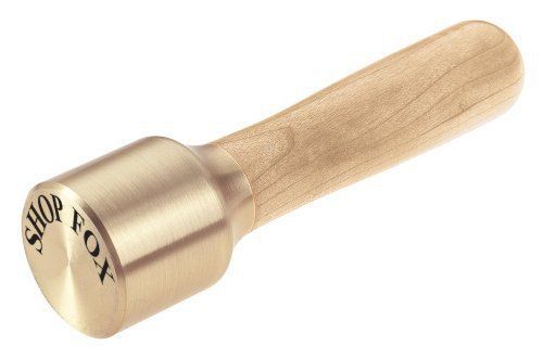 NEW Shop Fox D2809 8-Ounce Brass Head Mallet