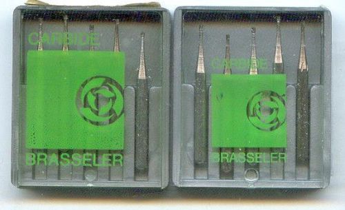 Brasseler, Carbide Burs FG 33.5, 2boxes x 5pcs, unused