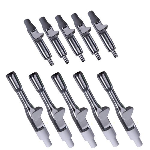 10x new Dental HVE Level Valve Handpiece high low Saliva ejector Swivel SALE