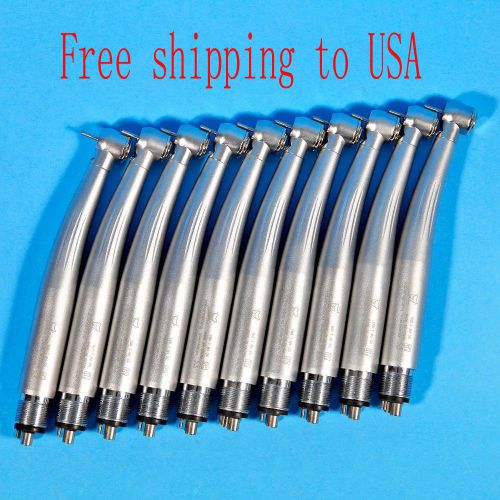 10 * Dental KAVO Style E-generator Fiber Optic High Speed Handpiece 4 hole YBM