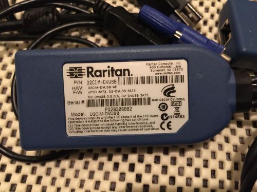 NEW Raritan Dominion KX II KVM Cable D2CIM DVUSB