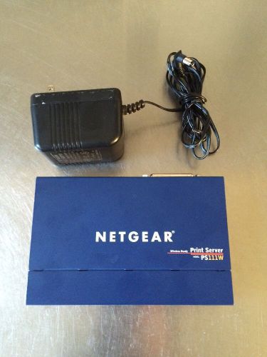 NETGEAR PS111W Parallel Ethernet Print Server Wireless Ready