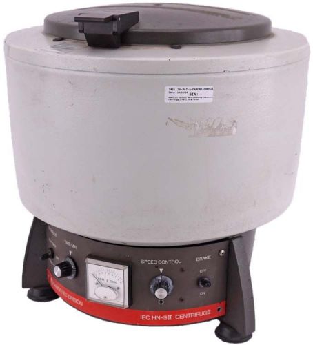 Damon IEC Division HN-SII Benchtop Laboratory Centrifuge 1/7HP 2.5A NO ROTOR