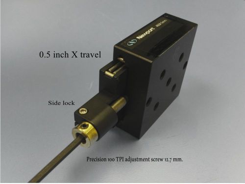 Newport 460A-X Linear Translation Stage with Precision 100 PTI adjustment.Screw.