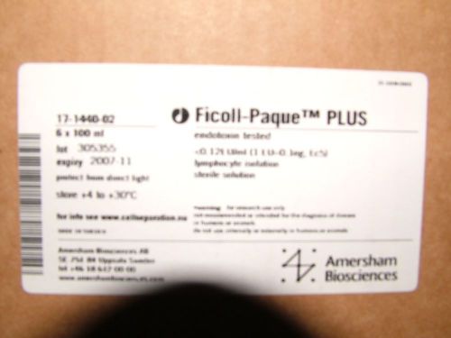 Amersham biosciences - ficoll paque plus 100ml #17-1440-02 for sale