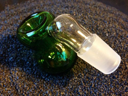 18MM Green Fit Glass Translucent Forest Green Ash Catcher 18 MM Fit Ash Catcher