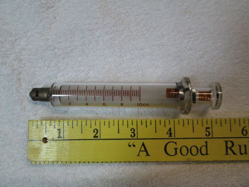 Vintage B-D Glass Syringe Gamma Globulin 10cc N1191 nr