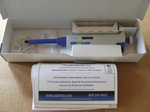 S1 Single Channel Adjustable Volume Pipette, 10-100uL