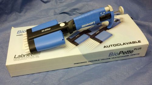 Labnet BioPette Plus Variable Multichannel Pipette {Mod #: BPPE-200 / 20-200uL}