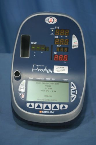 Colin 2120 pressmate prodigy patient vital signs monitor - warranty!! for sale