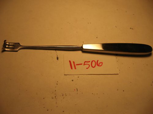 VOLKMANN RETRACTOR SHARP &#034;8 1/2&#034; 3-PRONGS