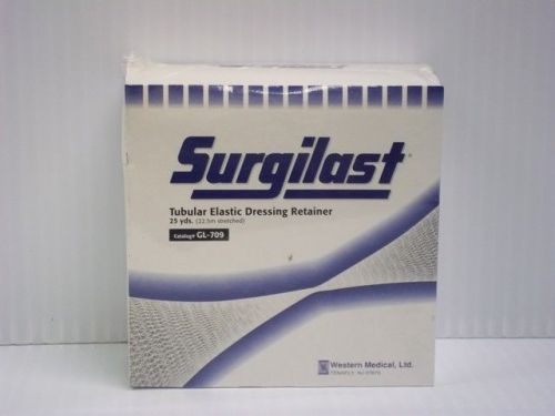 Surgilast gl-709 gl709 tubular elastic dressing retainer 25 yds size 8 - new for sale