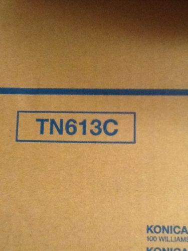 Genuine New Konica Minolta TN613C CYAN Toner A0TM430 BH C452 C552 C652 NIB