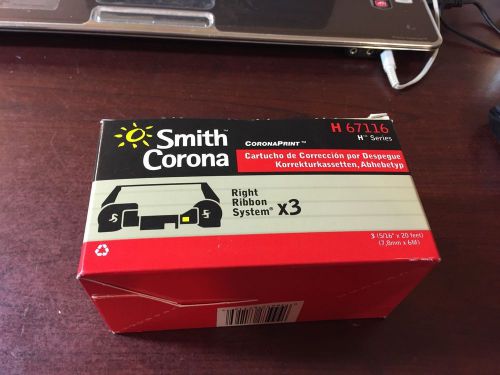 Two (2) New Old Stock SMITH CORONA H67116 Lift Off Correcting Cassettes
