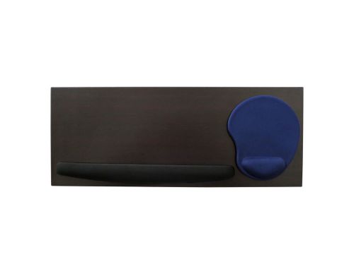 Laminate Keyboard Platform with adjustable keyboard arm,gel mousepad/wrist rest,