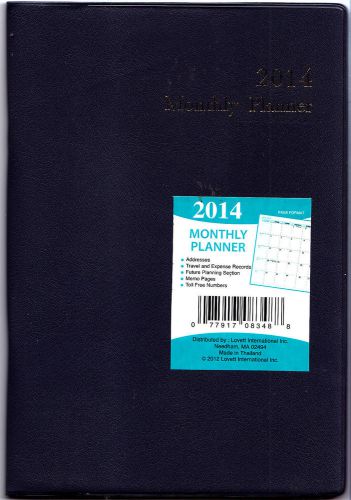 2014 Desk or Purse Size MONTHLY Planner GRAY GREY COVER New