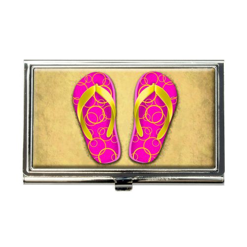 Sandy Flip Flops Business Credit Card Holder Case