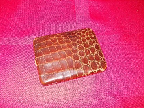 Vintage Alligator Skin Card Holder