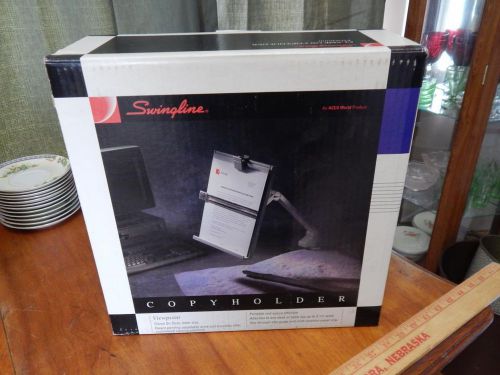 Swingline Copyholder, Clamp On, Letter Size, In Original Box! Superb Cond.