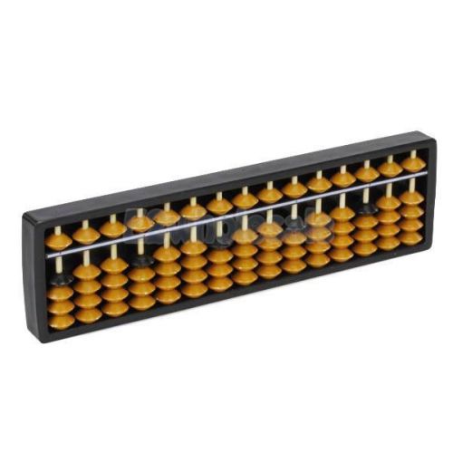 15-Digit Abacus Arithmetic Soroban Calculating Tool School Math Learning Aid