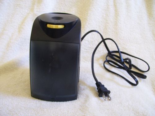 ROYAL P60 ELECTRIC PENCIL SHARPENER Adjustable 3 Sizes Built in Holder BLACK GUC