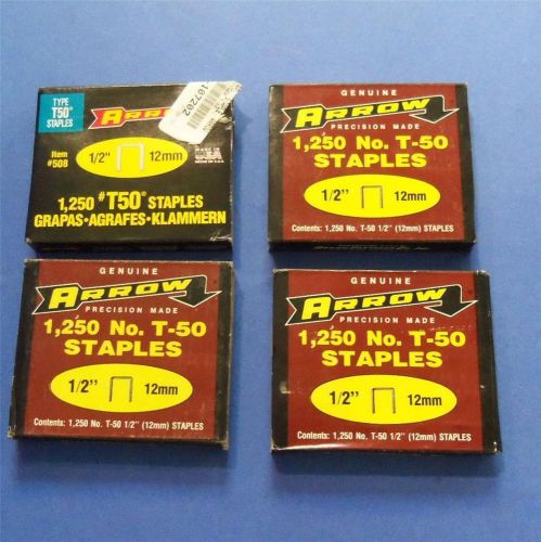 ARROW 1/2&#034; TYPE 150, STAPLE 508 *NEW* LOT OF 4