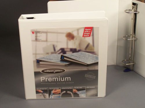 Wilson Jones Premium 1.5&#034; D Ring Binders - Opens with One Touch - Case of 12