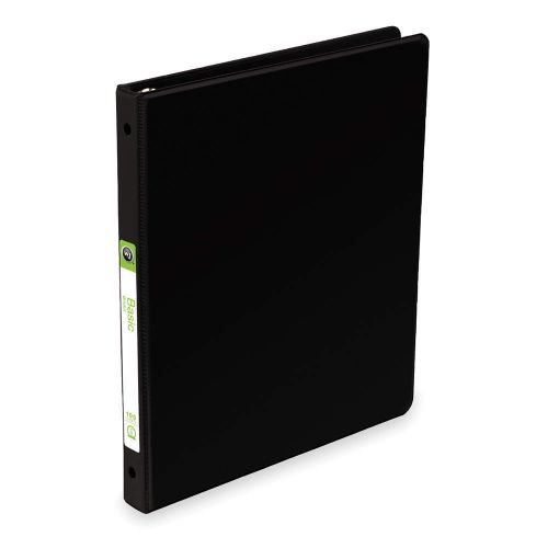 Basic Binder, Round Ring, 1/2in, Black W368-13NBPP