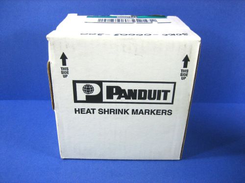 PANDUIT  -  H100X084F1T  -  1000 POLYOLEFIN HEAT SHRINK MARKERS  (New)