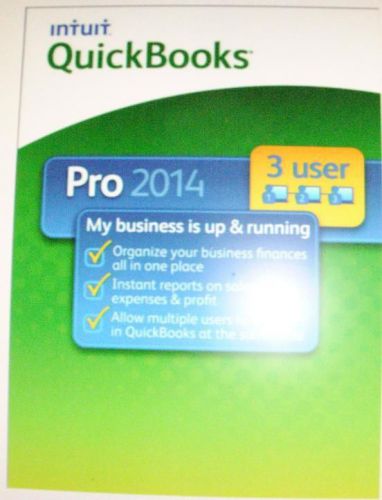 Quickbooks Pro 2014 3 User Version