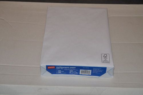 BRAND NEW UNOPENED STAPLES 8.5 X 11in MULTIPURPOSE PAPER