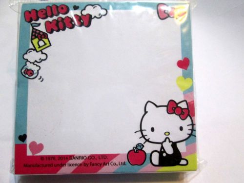 200 SHEETS KITTY  NOTE PAD/  PAPER NOTE / MEMO PLAN  KID TEEN SCHOOL SUPPLIES