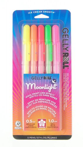 Sakura gelly roll moonlight-5pk dawn assorted ink pen set sak-38174 for sale