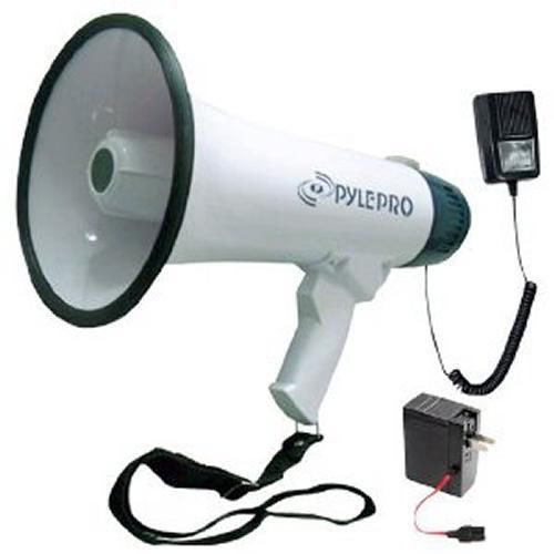 PYLE PIEZO DYNAMIC MEGAPHONE PROFFESIONAL MULTI-FUCTIONAL 1-MILE LOUDSPEAKER NEW