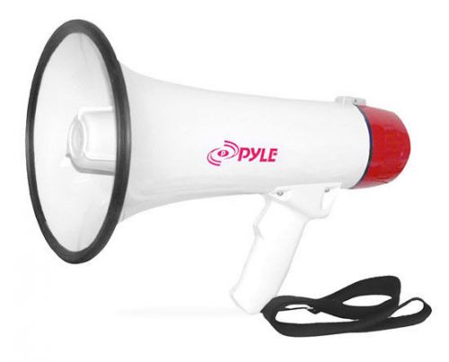 PYLE Megaphone / Bullhorn w/Siren/ Handheled Mic PMP40