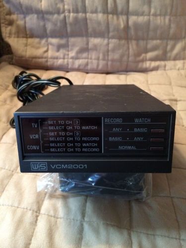 VINTAGE VIDEO CONTROL MODULE  - W &amp; S SYSTEMS  -MODEL VCM2001