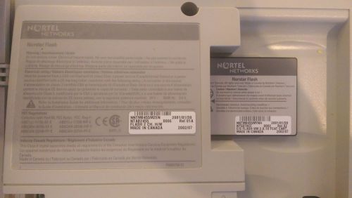 Lot of 2 Nortel NORSTAR Flash NTAB2456 Voicemail and ATA2 NT8B90AL (T844270)