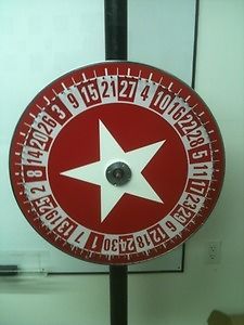 24&#034; 20 Number Prize Wheel